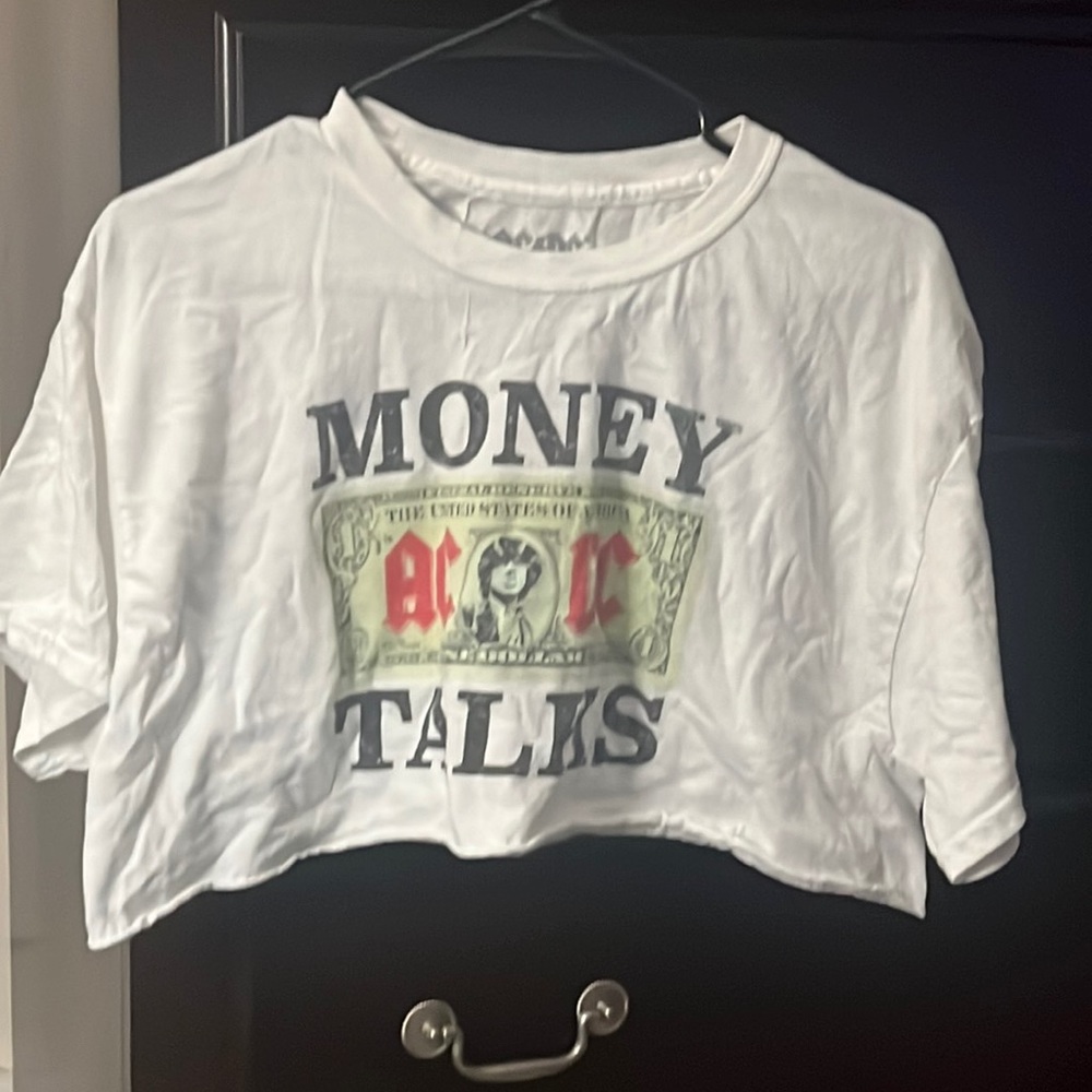 AC/DC cropped tee